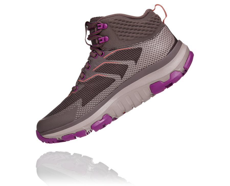 Hoka One One Hiking Boots Womens Purple - Toa GORE-TEX - 31047UQYF